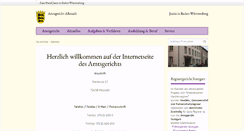 Desktop Screenshot of amtsgericht-albstadt.de